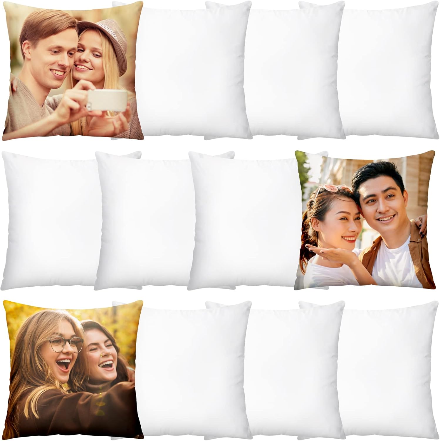 Pillow Cover Sublimation - 20 stuks blanco kussenslopen voor sublimatie,