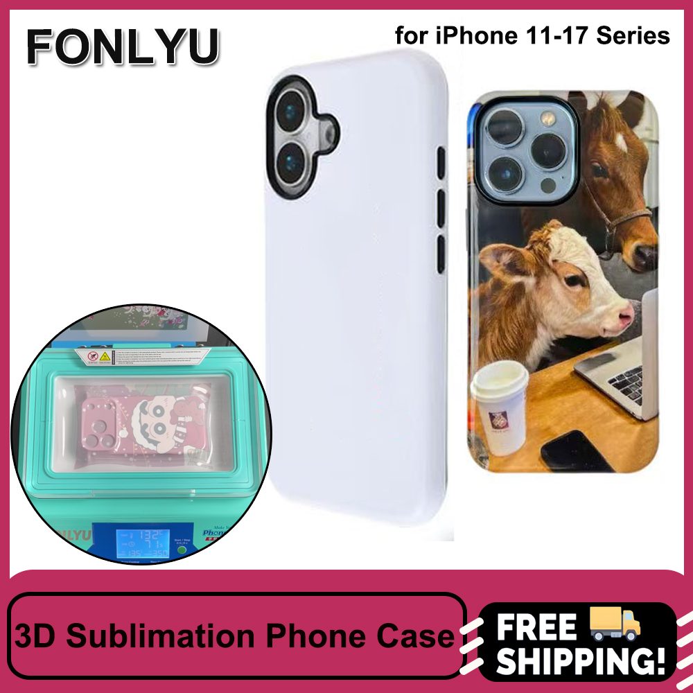 Phone Case Blank Print - 10 stuks 2-in-1 3D sublimatie blanco