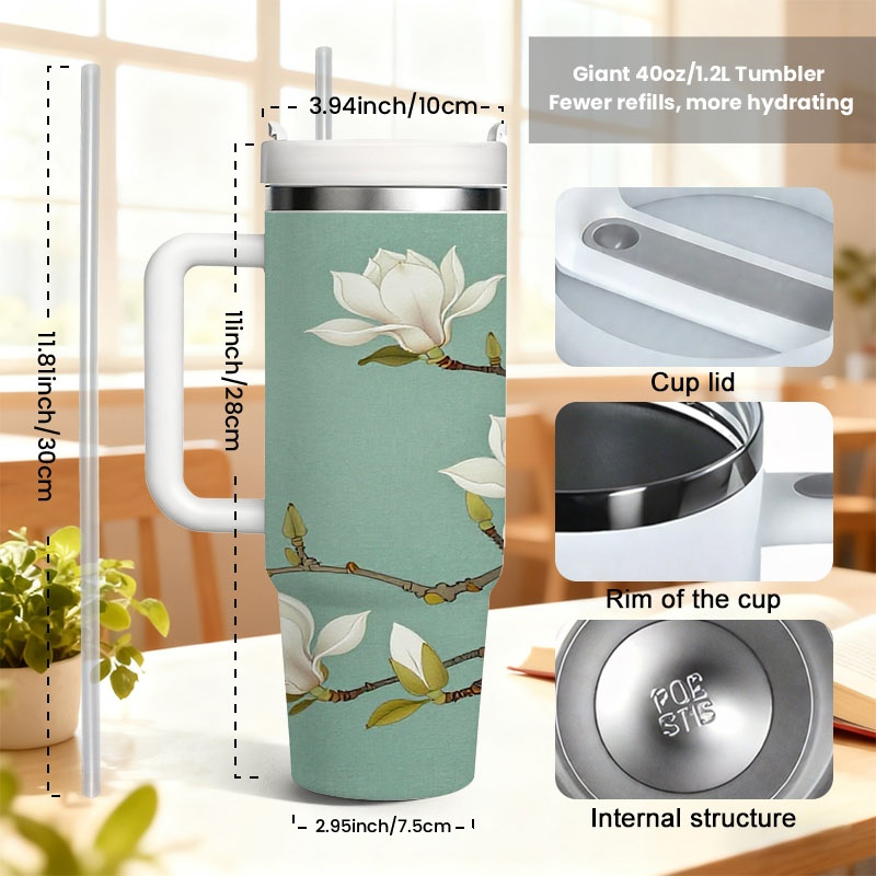 1 stuk 40 oz roestvrijstalen g - Sublimation Mug White recensie en prijs