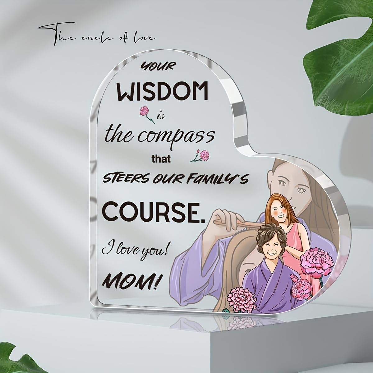 Familie Hartvormig Acryl Plaqu - Photo Acrylic Block recensie en prijs