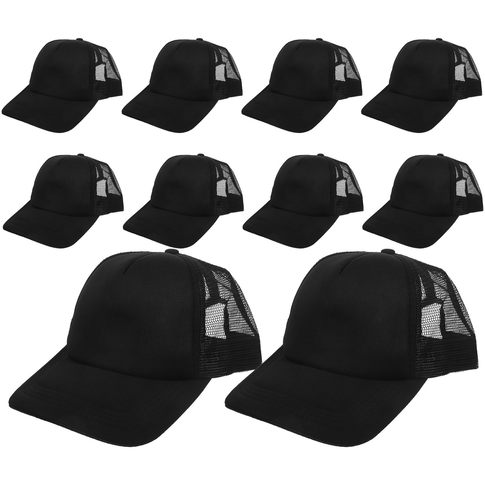 10 stuks mesh baseball caps, b - Hat Sublimation Blank recensie en prijs