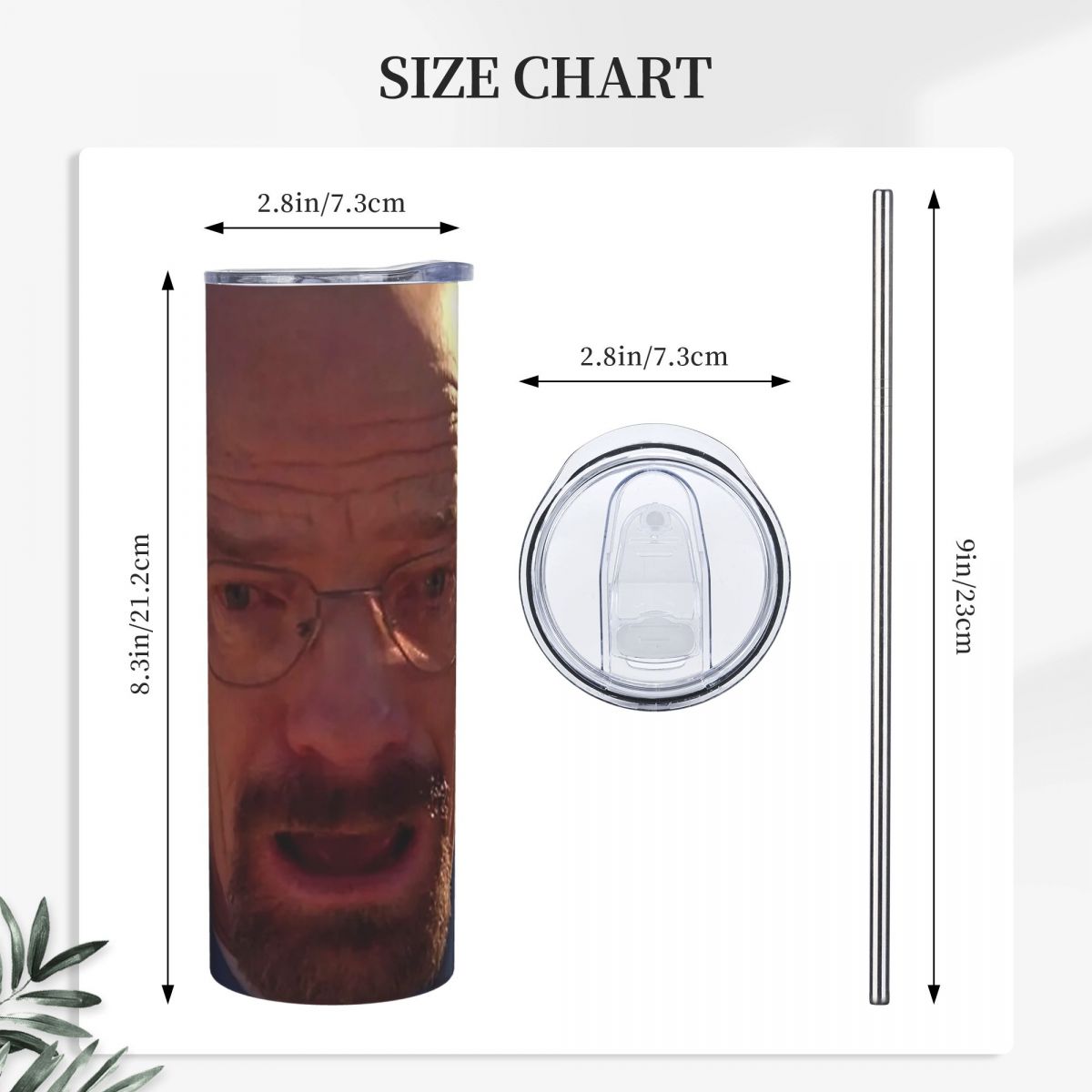 Walter White Mem RVS Tumbler,  - Tumbler 20Oz White recensie en prijs
